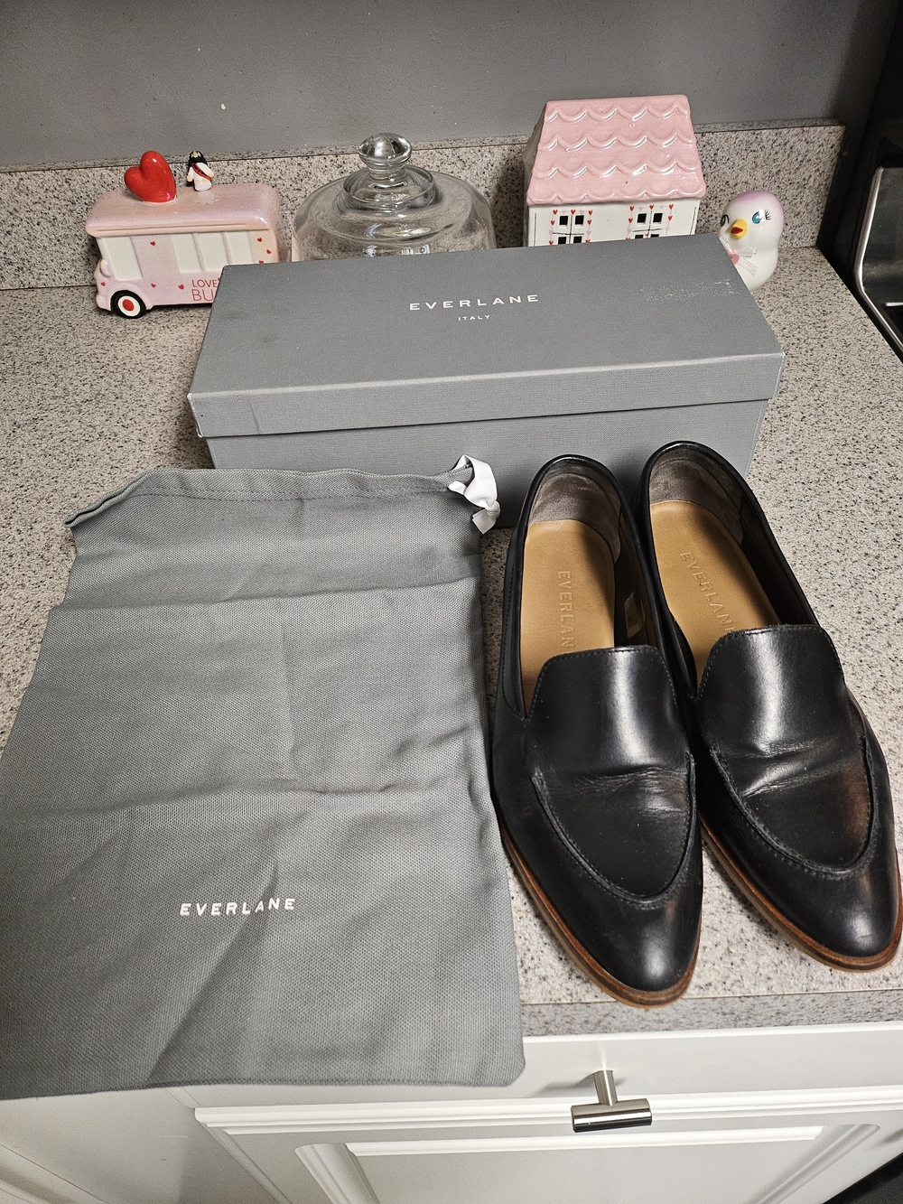 Everlane Women’s Black Leather Loafers
